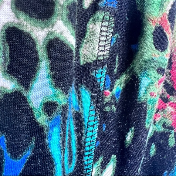 Philosophy Republic Clothing XL Tunic Top Rainforest Lagenlook Asymmetrical Hem - Picture 8 of 12